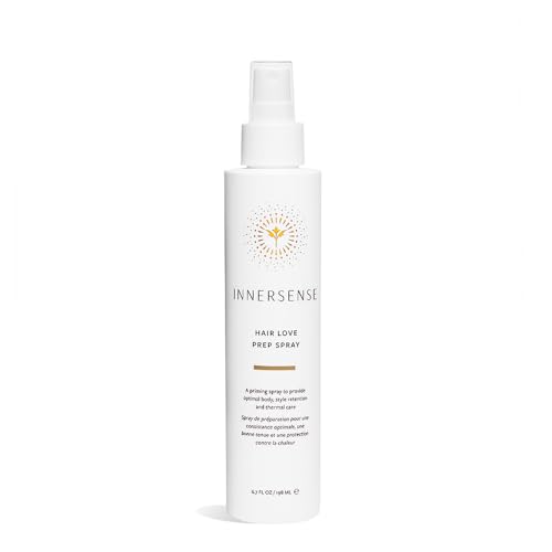 INNERSENSE Organic Hair Love Prep Spray 6.7oz - Prime & Style with Natural Ingredients