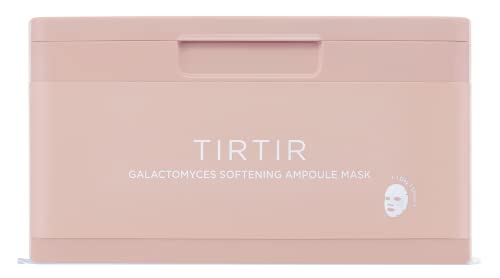 TIRTIR Galactomyces Ampoule Mask - 30 Sheets, 350g, Skincare Facial Mask