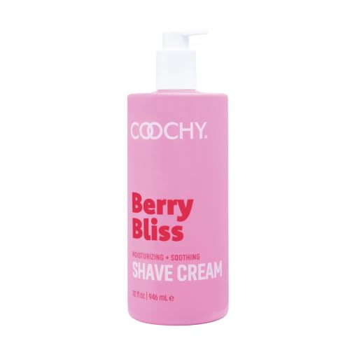Coochy Moisturizing Shave Cream for Sensitive Skin - Berry Bliss 32oz