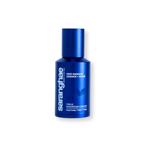 Niacinamide Serum For Uneven Skin Tone, Face Serum with Triple Mushroom Complex: Reishi + Chaga + Sang Hwang for Dry, Damaged Skin -1.5 Ounce by Saranghae