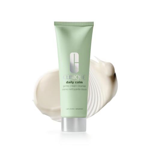 Gentle Cream Facial Cleanser for Sensitive Skin with Hyaluronic Acid - No Rinse, 4.2 Fl Oz