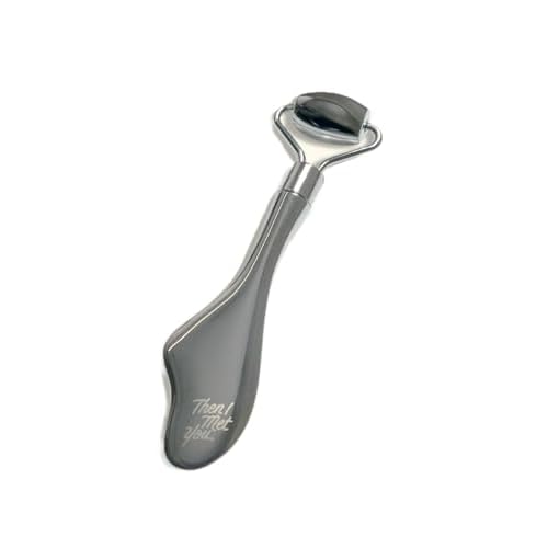Then I Met You Golki Sculpt & Lift Guasha Roller, Dual-Ended Facial Massage Tool for Lymphatic Drainage, Jawline Sculpting, Puffiness Reduction, Use with Moisturizer and Serum, Home & Travel Skincare