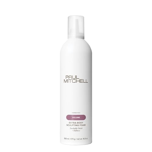 Citrus Scent Hair Mousse - Extra-Body Sculpting Foam for Fine Hair, 16.9 Fl Oz