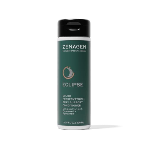 Zenagen Eclipse Gray Support Conditioner 6.75 Fl Oz - Color Preservation & Anti-Grey Formula