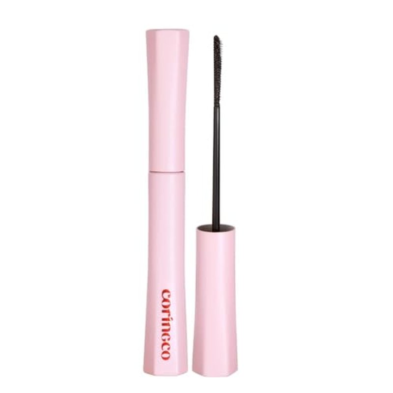 CORINGCO Mak-Cara Skinny Long & Curl Waterproof Mascara, no smudging from water, swear and oil (Deep Black, 0.17 oz)
