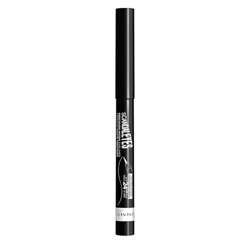 Rimmel, Scandaleyes Thick & Thin Eyeliner REDESIGN Black, 2 Count (Pack of 1)