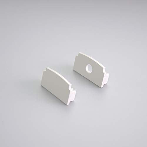 5-Pack 6.6ft Recessed LED Aluminum Channel Kit with Diffuser for Wide LED Strips