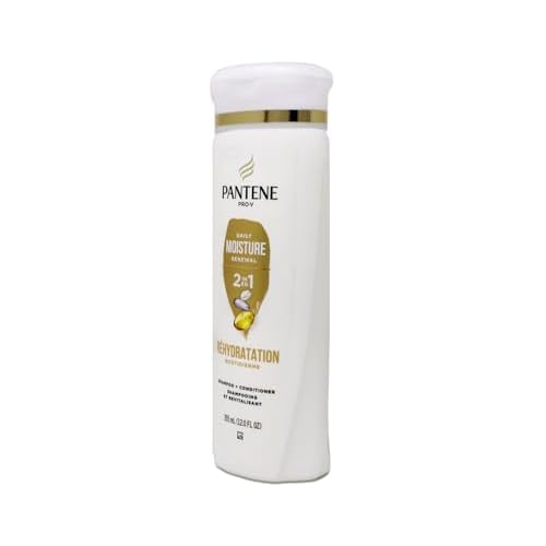Pantene PRO-V Daily Moisture Renewal 2 in 1 Shampoo + Conditioner, 12 oz