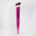 BASMA Beauty Complexion Foundation Makeup Brush, Dense Round Ultra-Soft Vegan Taklon Bristles for Cream, & Liquid, Seamless Blending for Bronzer, Contour, Concealer & Blush, Cruelty-Free