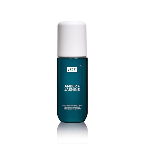 VERB Warm Amber + Sweet Jasmine Hair & Body Fragrance Mist – Scent with Amber & Jasmine, Safe for Sensitive Skin, 8oz