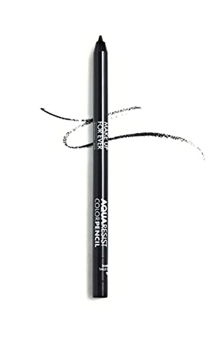 Waterproof Black Eyeliner Pencil - 24HR Smudge-Proof Makeup with Sharpener - Cranberry Variation