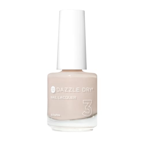 Dazzle Dry Nail Lacquer (Step 3) - Boss - A light and true neutral nude. Full coverage cream. (0.5 fl oz)