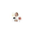 Gospire 8-Inch Lighted Makeup Mirror with 20X Magnification - Silver Variation