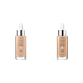 L'Oreal Paris True Match Nude Hyaluronic Tinted Serum Foundation Bundle with Light 2-3 and Medium 4-5 Shades, 1 fl. oz. Each
