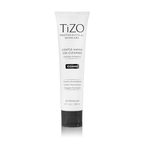 TIZO Gentle Amino Gel Facial Cleanser for All Skin Types - Hydrating & Nourishing