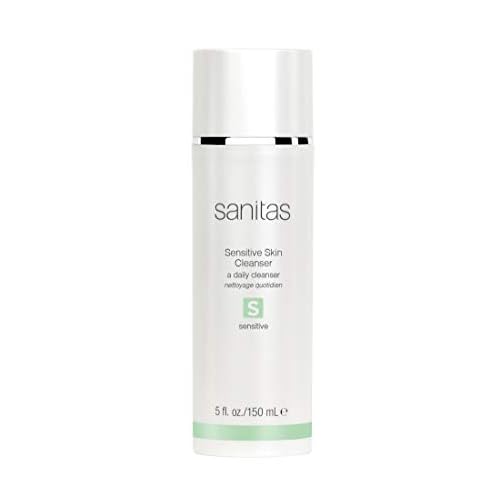 Sanitas Skincare Sensitive Skin Cleanser, Ultra Mild, Protective Cleanse, Fragrance Free, Aloe Vera, Beta Glucan, 5 Ounces