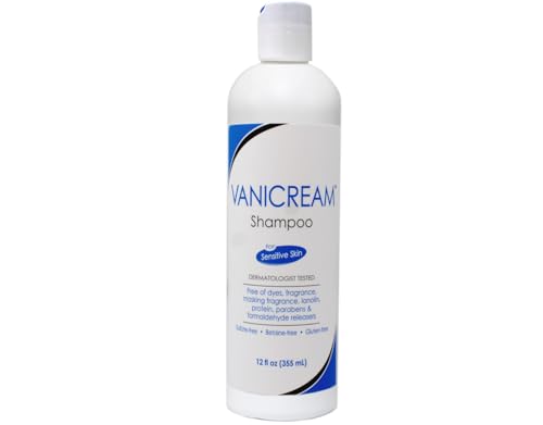 Vanicream Gentle Sulfate-Free Shampoo for Sensitive Skin & Scalp - 12oz Pack of 2