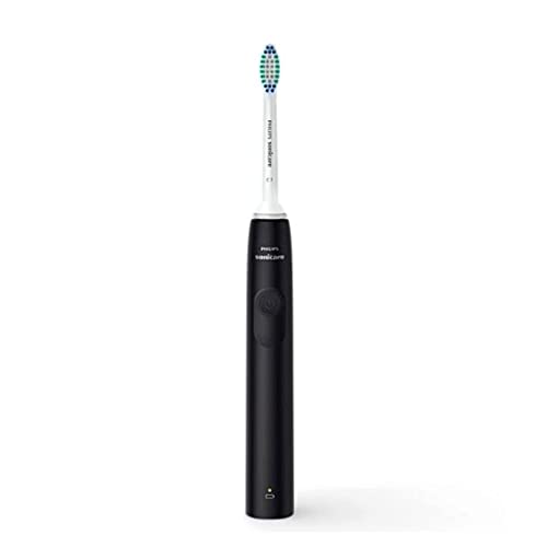 Electric Sonic Toothbrush with Quadpacer & Timer - Black & White