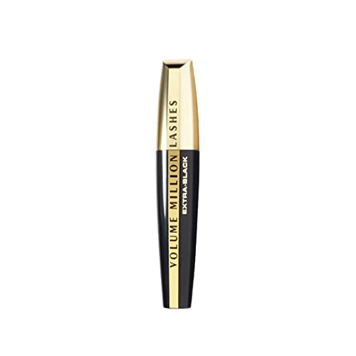 L'Oreal Paris Volume Million Lashes Extra Black Mascara 0.3 Fl Oz - Clump-Free, Voluminous Eyelash Makeup