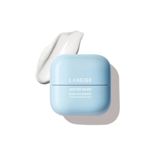 Water Bank Blue Hyaluronic Cream Moisturizer 1.6 oz / 50 ml - Hydrating Face Cream with Squalane & Ceramide