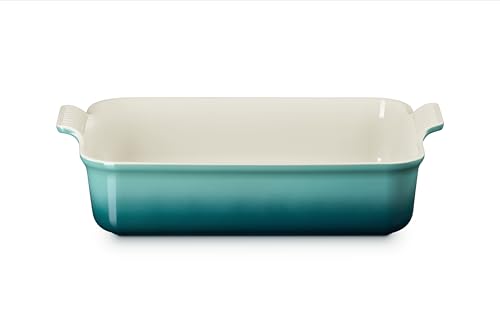 Le Creuset Riviera Stoneware Deep Lasagna Dish 6.75 Qt. Oven-Safe Bakeware