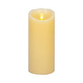 Luminara 4x9 Inch Flameless LED Candle Ivory Real Wax with Timer