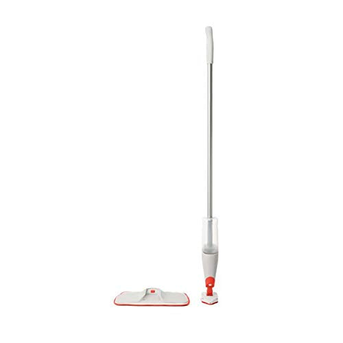 OXO Microfiber Spray Mop with Detachable Scrubber - Pack of 1, Red/White