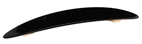 Long Black Hair Barrettes - Elegant French Barrette for Thick Hair