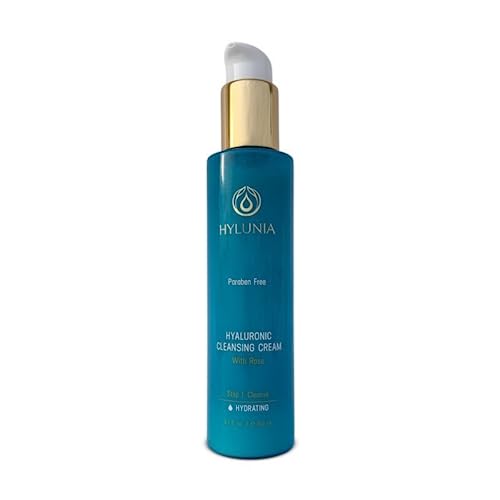 Hylunia Hyaluronic Facial Cleansing Cream - Hydrating Gentle Makeup Remover 5.1 fl oz