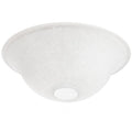 Ceiling Fan Globe Replacement Shade 13 Inch White Linen Glass Bowl