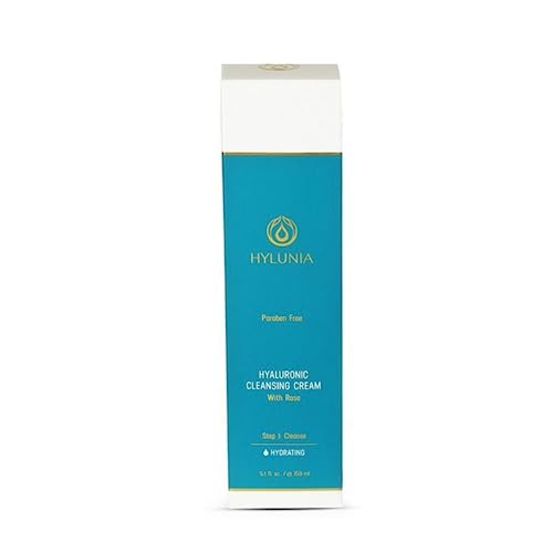 Hylunia Hyaluronic Facial Cleansing Cream - Hydrating Gentle Makeup Remover 5.1 fl oz