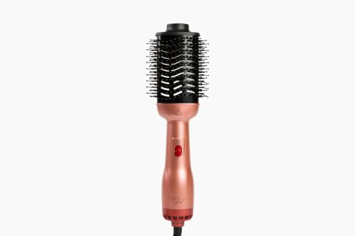 Only August Hot Air 4-in-1 Blow Dryer Brush - Rose Gold, Ionic Volumizer & Styler