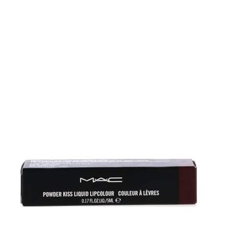MAC Cosmetics Powder Kiss Liquid Lipcolour - 994 Make Love To The Camera (Deep Wine) - 0.17 fl oz / 5 mL