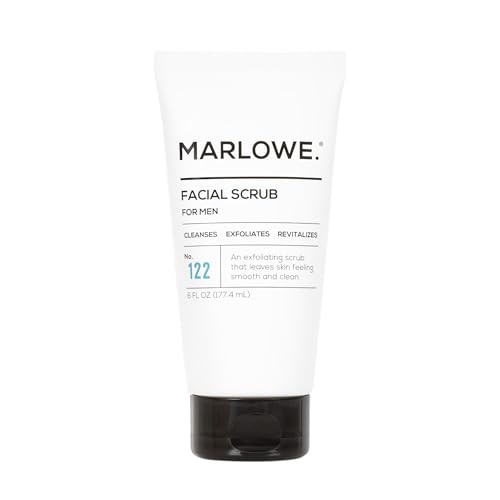 MARLOWE. Men's Face Wash & Scrub Bundle ? Daily Cleanser with Natural Extracts + Exfoliating Formula with Fresh Woodsy Scent