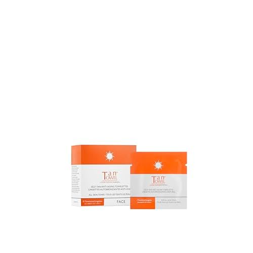 TanTowel Women's Face Tan Towelettes - 15 Pack, All, 15 Count (Pack of 1)