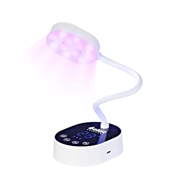 ?clat Flash Cure Lamp for Gel Nail Polish 36W Rechargeable LED Mini UV Light, Cordless Nail Dryer with 4 Timers & Auto Sensor, Portable Fast Curing Gooseneck Lamp for Home DIY Manicure & Pedicure