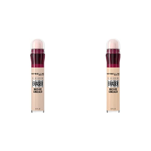 Maybelline Instant Age Rewind Eraser Dark Circles Treatment Multi-Use Concealer, 100, 1 Count (Packaging May Vary) & Instant Age Rewind Eraser Dark Circles Treatment Multi-Use Concealer, 110, 1 Count
