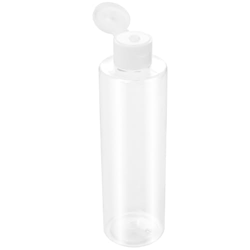 ZEONHAK 30 Pack 8oz Reusable Clear Plastic Travel Bottles with Flip Cap