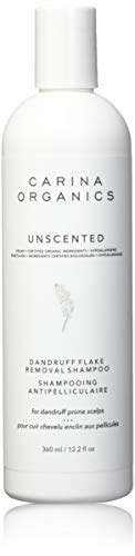 Carina Organics Unscented Dandruff Flake Removal Shampoo - Gentle Hair Care