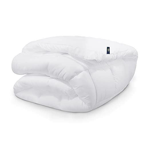 Queen Down Illusion Hypoallergenic Mattress Topper - White