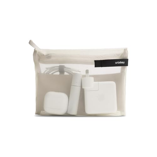 Orbitkey Essentials Pouch Set of 3 - Stone Minimalist Organizer