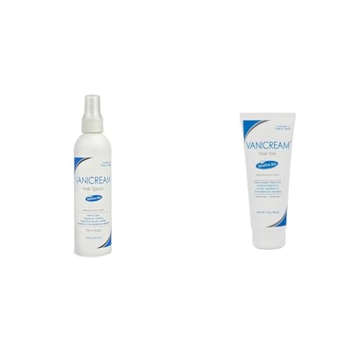 Sensitive Skin Hair Spray & Styling Gel - Fragrance-Free, Gluten-Free, Unscented, 7 & 8 Oz