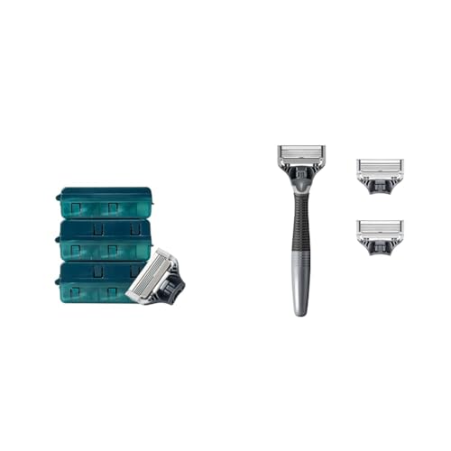 Men's Razor Blade Refills - Pack of 10 for Close & Comfortable Shave