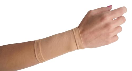 Tatjacket Tattoo Cover Up Sleeve Pack of 2 - Unisex Wrist & Instep Concealer TAN with UPF 50