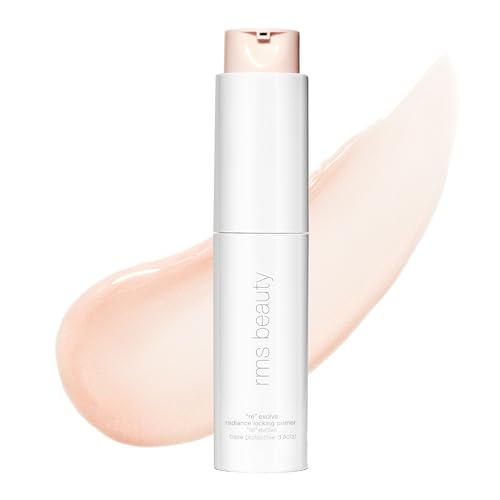RMS Beauty RE:Evolve Radiance Locking Primer ? Lightweight Illuminating Makeup Base With Pore Minimizer, Hydrating Oil-Free Formula to Lock & Enhance Foundation 1 oz