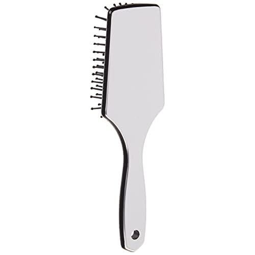 Diane Small Silver Cushion Paddle Brush, 7 Row, 12Count (Pack of 2)