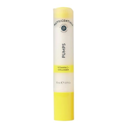 Nu Skin Nutricentials Vitamin C + Collagen Pump - Powerful Skin Serum | Hydration, and Luminous Complexion | Vegan Collagen, Fine Line Reduction Skin Care (1 fl oz)
