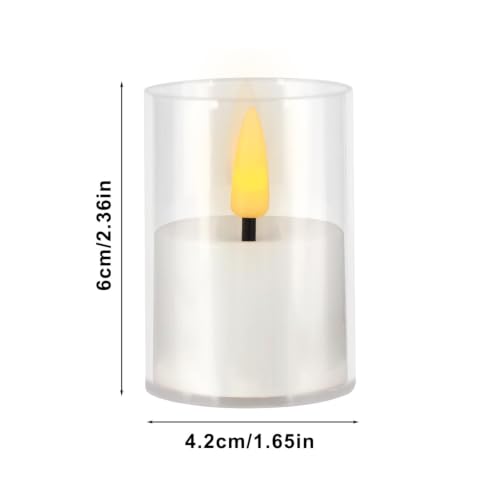 12 Pack LED Flameless Tea Light Candles with Remote & Timer, Realistic Flickering Flame