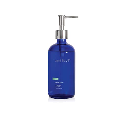 Capri Blue Volcano Hand Wash Soap 15oz Refillable Glass Pump Bottle - Tropical Fragrance