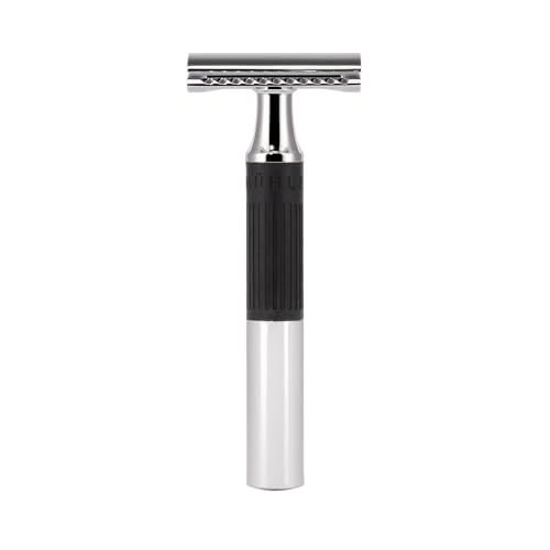 Black MÜHLE NEO Safety Razor - Double Edge, Eco-Friendly, Reusable, for Men & Women